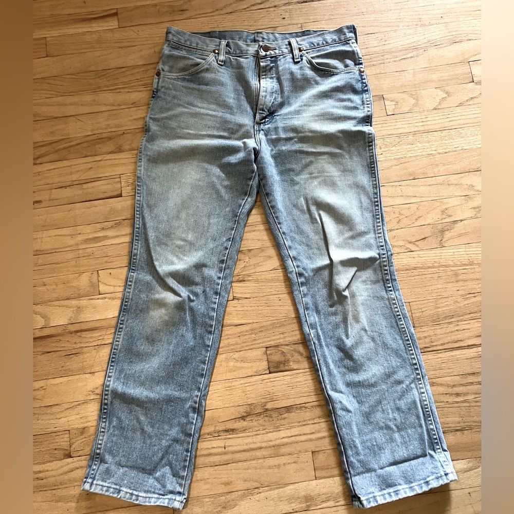 Vintage Wrangler 13WMZ 33x32 Washed Out Jeans